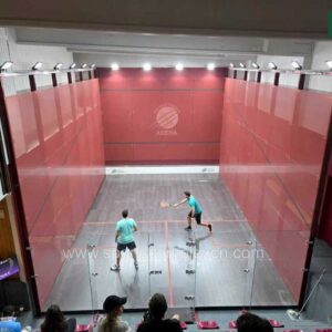 indoor full glass squash court turnkey project