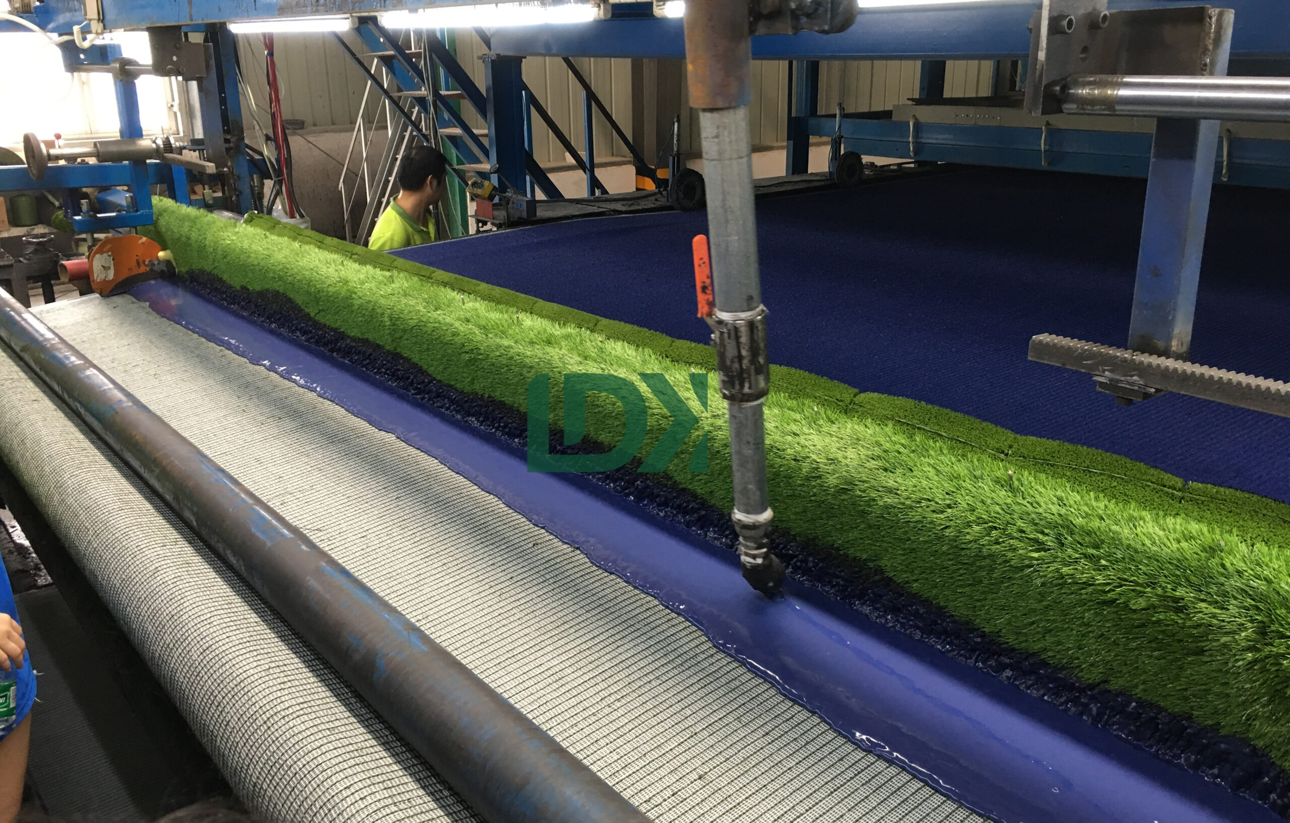 ldk artificial grass factory production line scaled