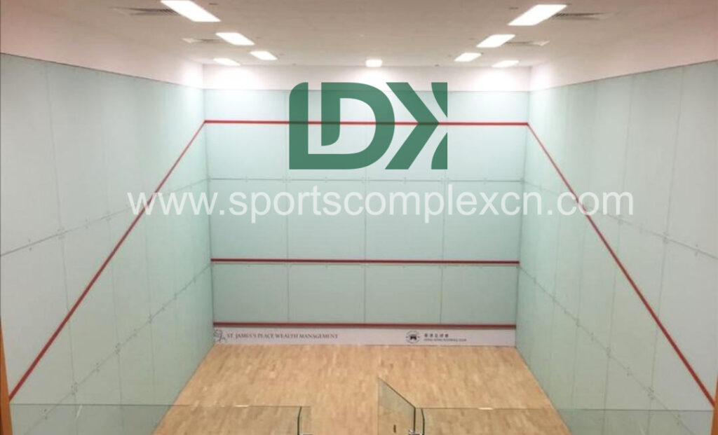 ldk professional indoor glass squash court solution 1