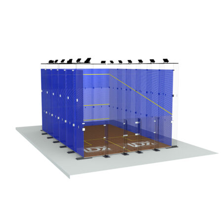 Outdoor All Glass Squash Court With Waterproof Roof Canopy Manufacturer