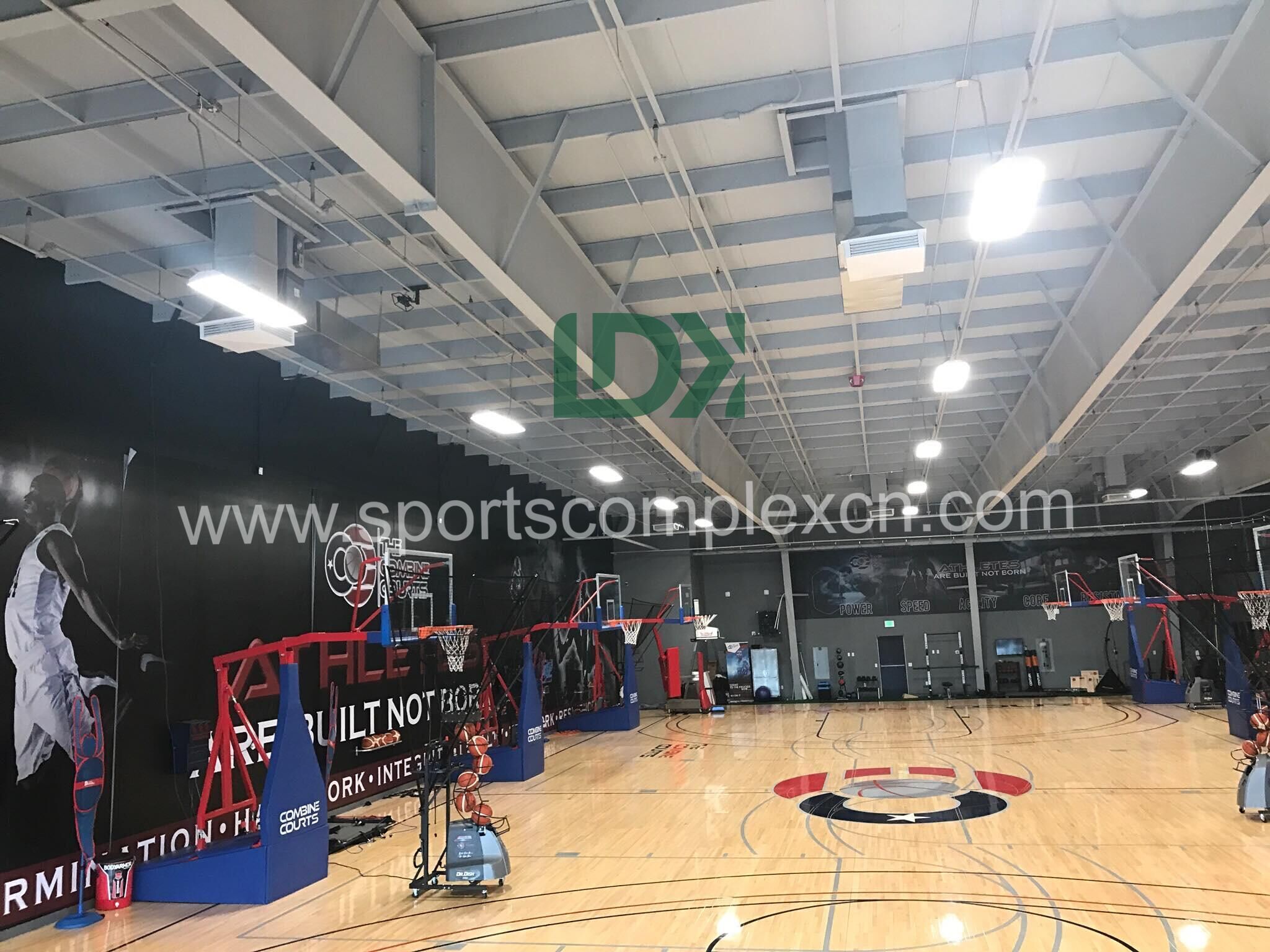 usa high end club basketball arena