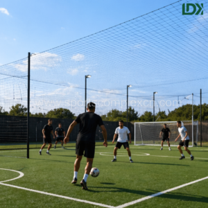 High quality flexible mesh soccer cage manufactured by LDK