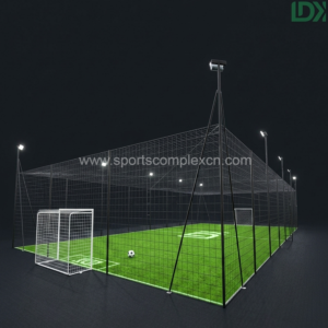 High quality flexible mesh soccer cage manufactured by LDK-5
