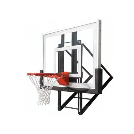 Roof mounted basketball hoop LDK1046 engineered for professional indoor stadiums.