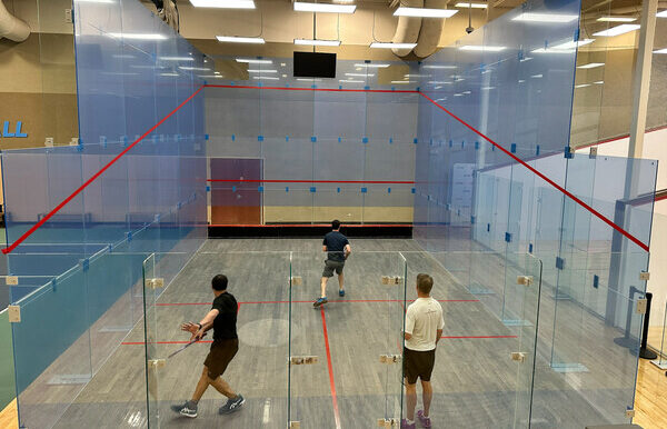 Life Time City Centre Squash project natural lighting squash court design
