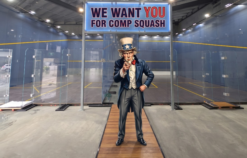 commercial indoor squash court turnkey project for club