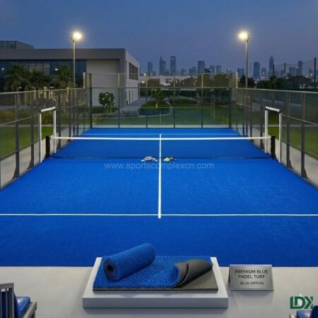High quality padel turf project solution for professional sports court construction