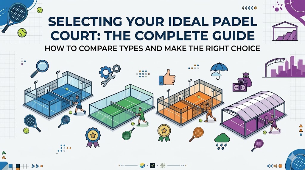Complete guide to selecting the ideal padel court system for investment projects