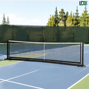 Movable Black Frame Pickleball Net for Outdoor and Indoor Courts