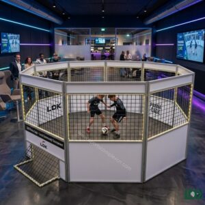 Octagonal LDK Mini Soccer Cage For Youth Football Training And Community Indoor Tournaments
