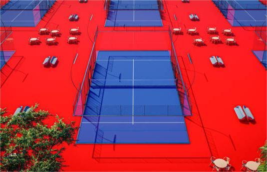 panoramic padel court structure design