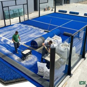 Premium heavy duty padel turf designed for intensive use in club and training courts