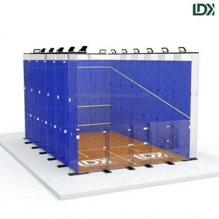 Indoor Full Glass Squash Court for Sports Clubs