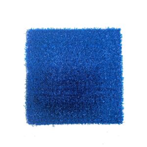 close up texture of blue padel artificial turf