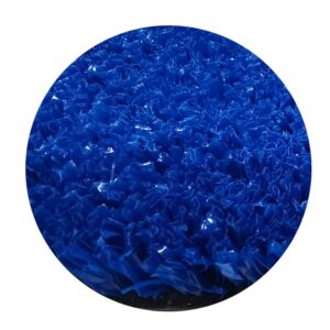top view of blue padel artificial turf surface