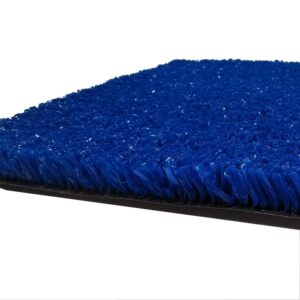 full surface texture of blue padel court turf