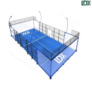 ldk panoramic padel court aerial view