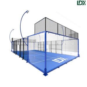 ldk panoramic padel court side structure view