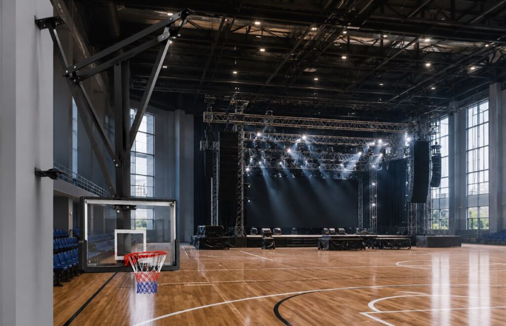 height adjustable basketball hoop