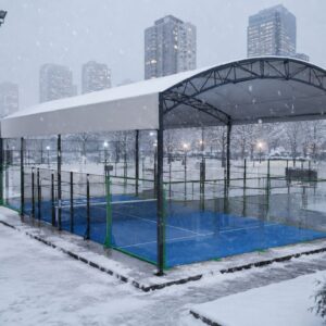 high strength heavy snow load padel court frame