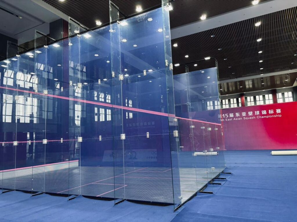 panoramic 12mm glass squash court system panoramic 12mm glass squash court system