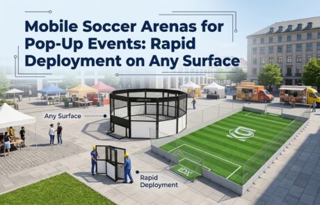 Portable Soccer Cage Deployment Rapid Setup