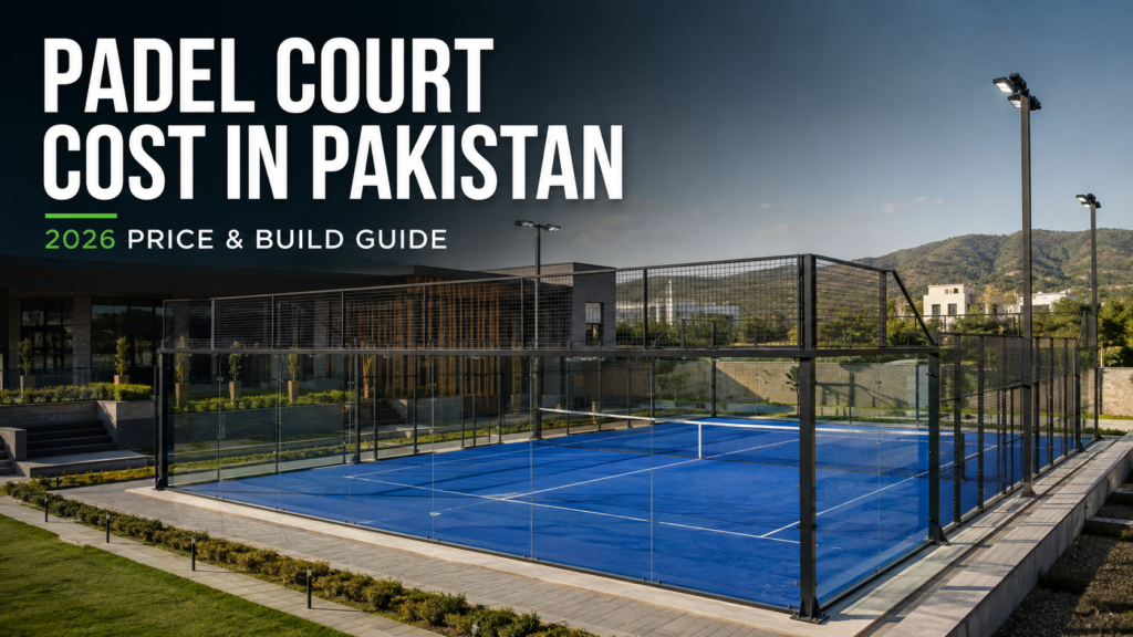 Panoramic padel court cost in Pakistan 2026