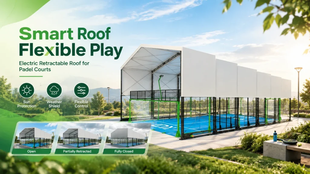 Retractable Padel Court Roof Opening Logic & Weather Protocol