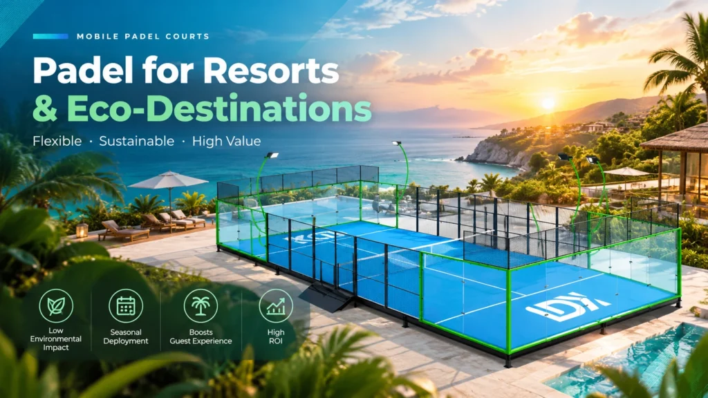 Mobile Padel Courts Are Ideal for Eco Resorts and Seasonal Tourism Destinations