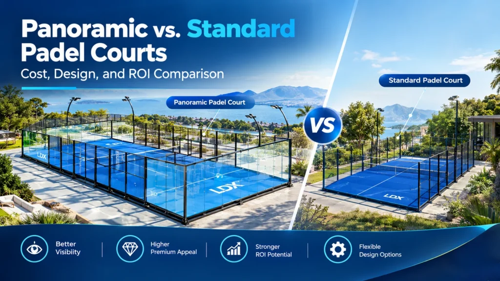 Panoramic vs. Standard Padel Courts