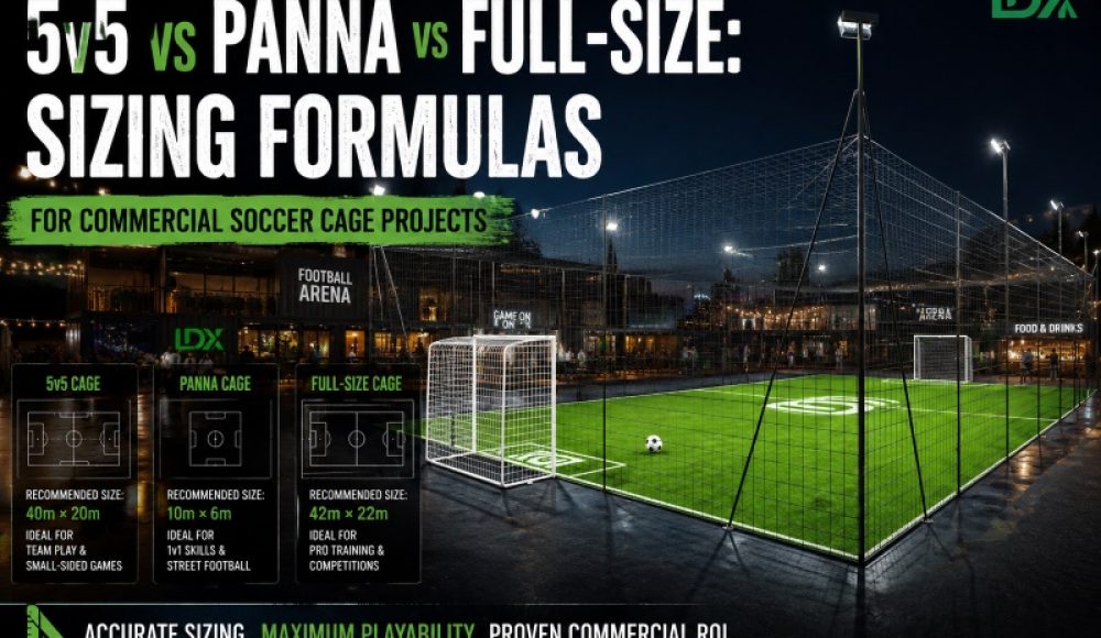 Commercial Soccer Cage Projects
