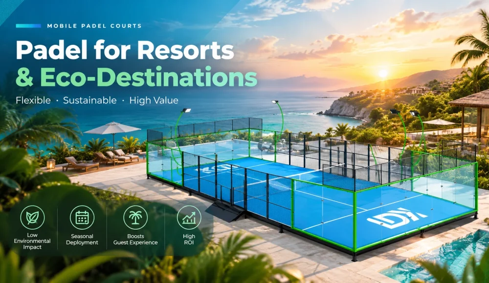 Mobile Padel Courts Are Ideal for Eco Resorts and Seasonal Tourism Destinations