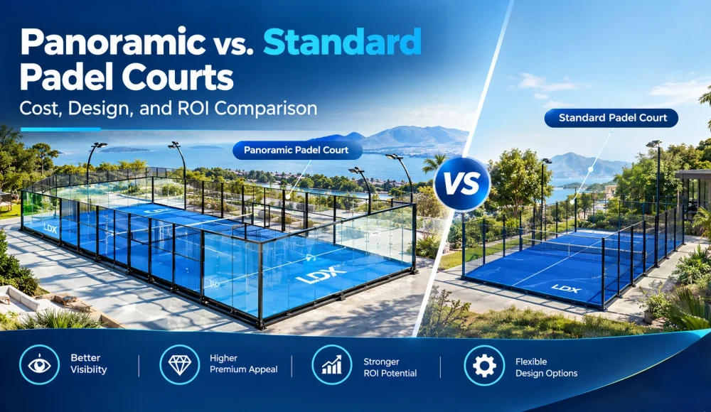 Panoramic vs. Standard Padel Courts