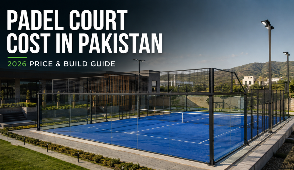 Panoramic padel court cost in Pakistan 2026